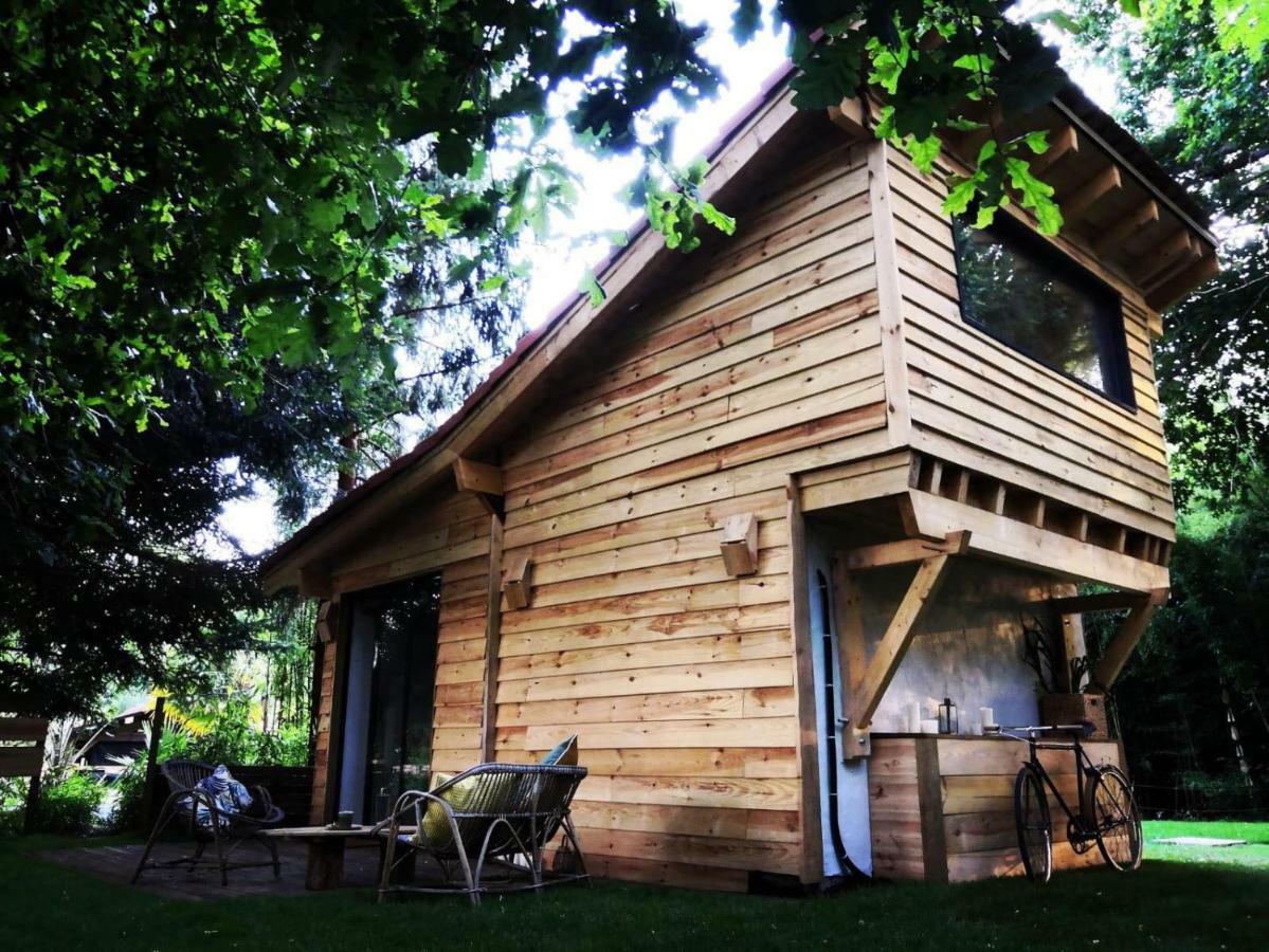 Coco Barn Wood Lodge Angresse Exterior foto