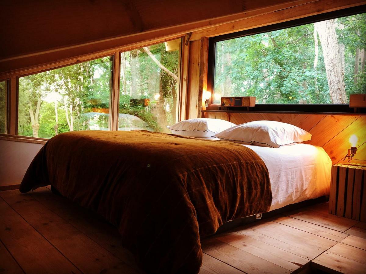 Coco Barn Wood Lodge Angresse Exterior foto